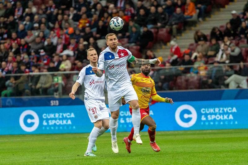 Football. Polish Supercup. Wisla Krakow - Jagiellonia Bialystok. 02.04.2025