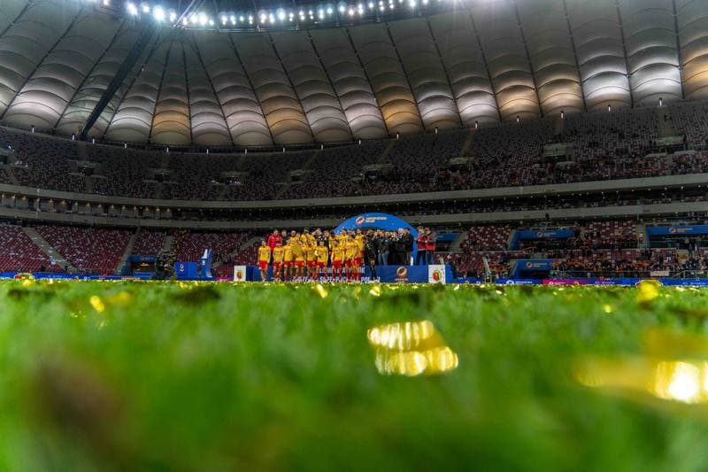 Football. Polish Supercup. Wisla Krakow - Jagiellonia Bialystok. 02.04.2025