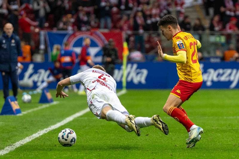 Football. Polish Supercup. Wisla Krakow - Jagiellonia Bialystok. 02.04.2025