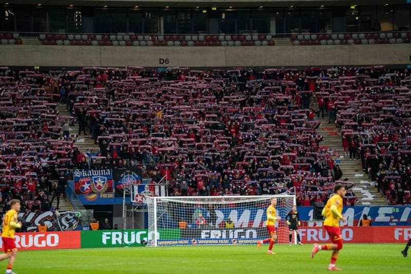Football. Polish Supercup. Wisla Krakow - Jagiellonia Bialystok. 02.04.2025