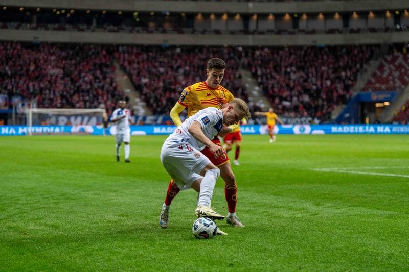 Football. Polish Supercup. Wisla Krakow - Jagiellonia Bialystok. 02.04.2025