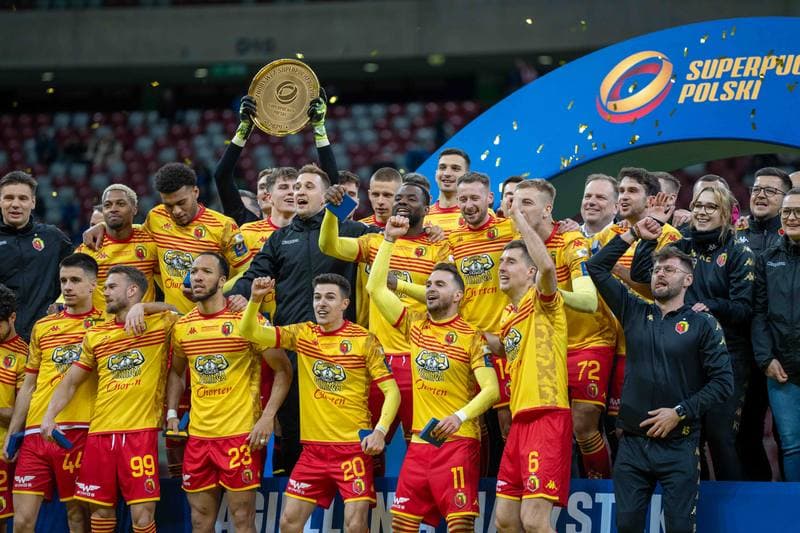 Football. Polish Supercup. Wisla Krakow - Jagiellonia Bialystok. 02.04.2025