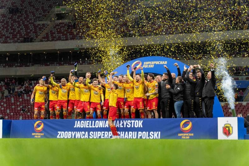 Football. Polish Supercup. Wisla Krakow - Jagiellonia Bialystok. 02.04.2025