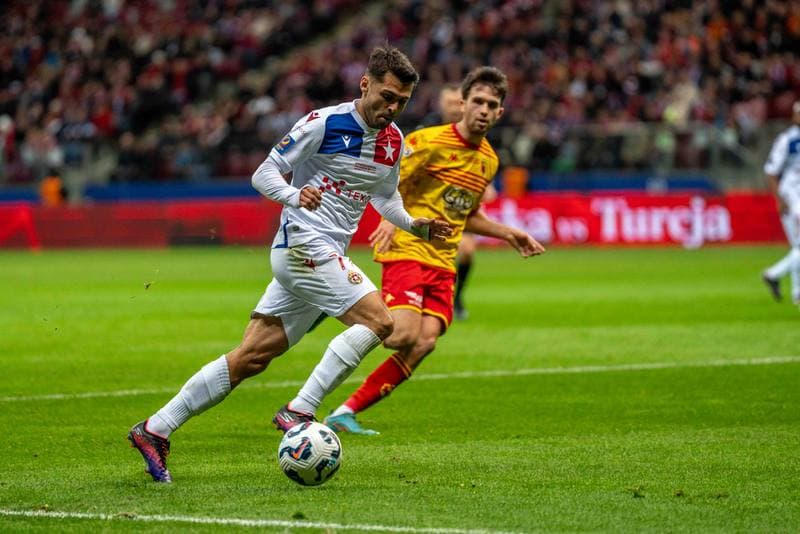 Football. Polish Supercup. Wisla Krakow - Jagiellonia Bialystok. 02.04.2025