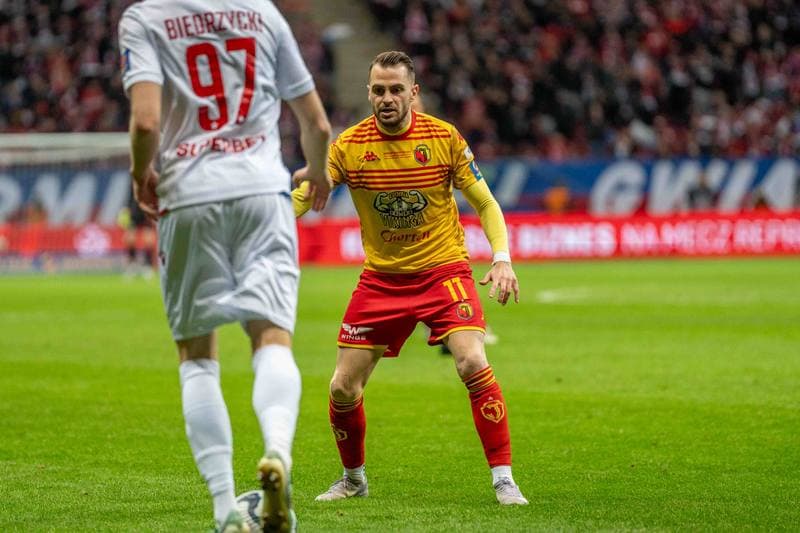 Football. Polish Supercup. Wisla Krakow - Jagiellonia Bialystok. 02.04.2025