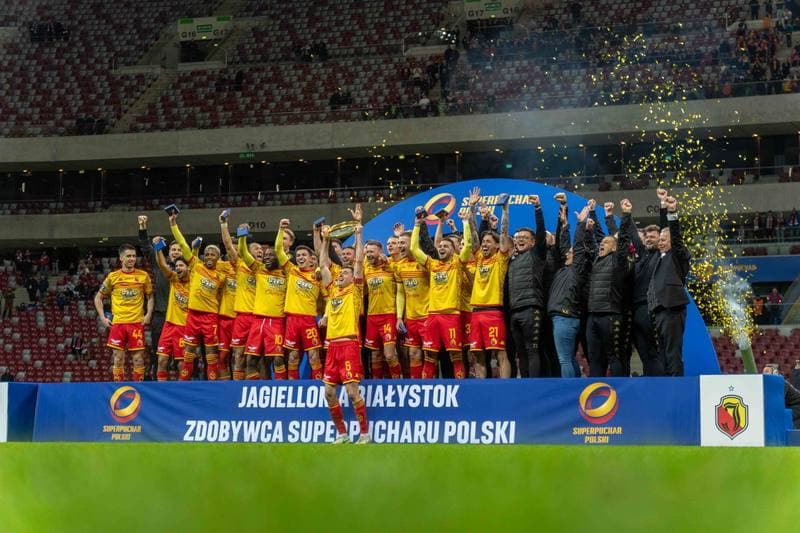 Football. Polish Supercup. Wisla Krakow - Jagiellonia Bialystok. 02.04.2025
