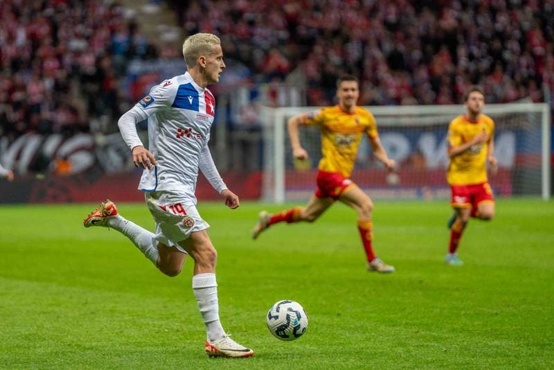 Football. Polish Supercup. Wisla Krakow - Jagiellonia Bialystok. 02.04.2025