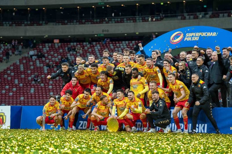 Football. Polish Supercup. Wisla Krakow - Jagiellonia Bialystok. 02.04.2025