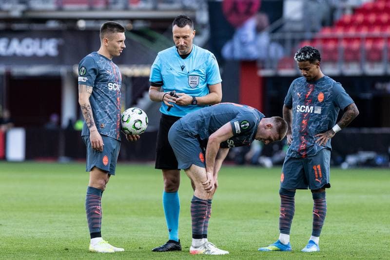 Football. UEFA Conference League. AZ Alkmaar - FC Shakhtar Donetsk. 16.05.2026