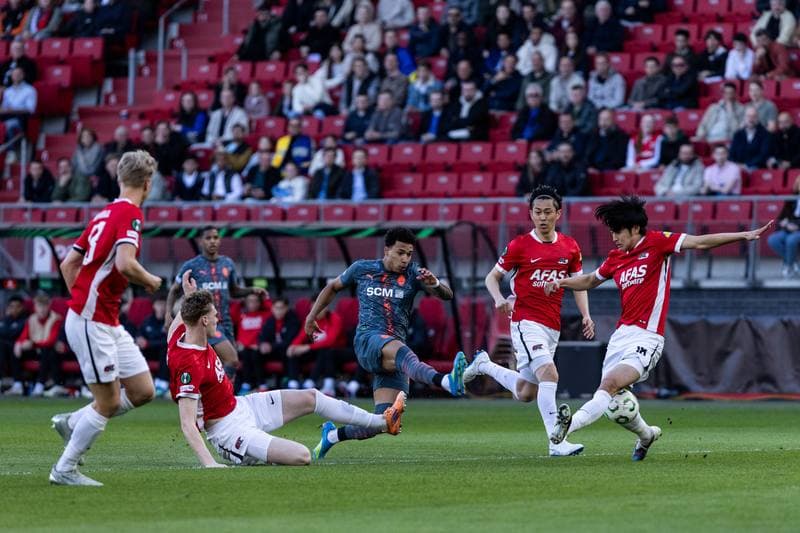 Football. UEFA Conference League. AZ Alkmaar - FC Shakhtar Donetsk. 16.05.2026