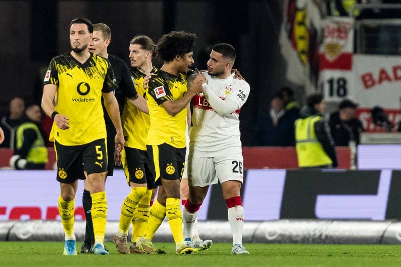 Football. 1. Bundesliga. VfB Stuttgart - Borussia Dortmund. 04.04.2026