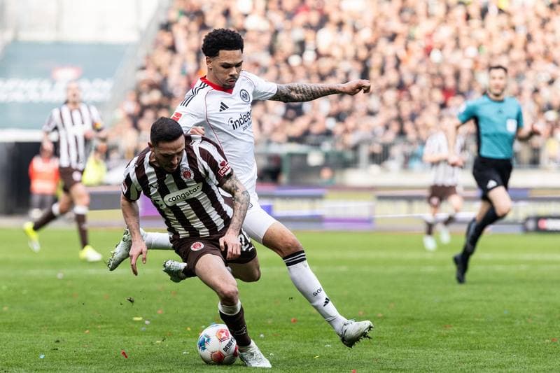 Football. Bundesliga. FC St. Pauli - Eintracht Frankfurt. 08.03.2026