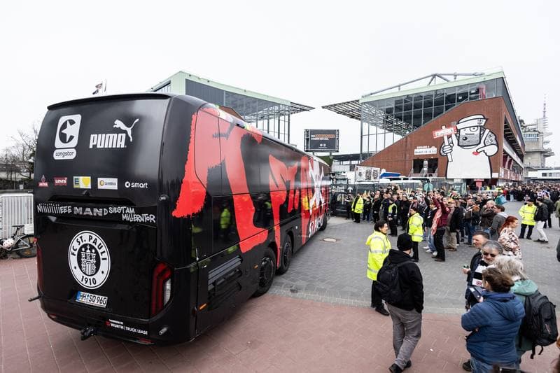 Football. Bundesliga. FC St. Pauli - Eintracht Frankfurt. 08.03.2026