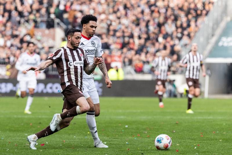 Football. Bundesliga. FC St. Pauli - Eintracht Frankfurt. 08.03.2026