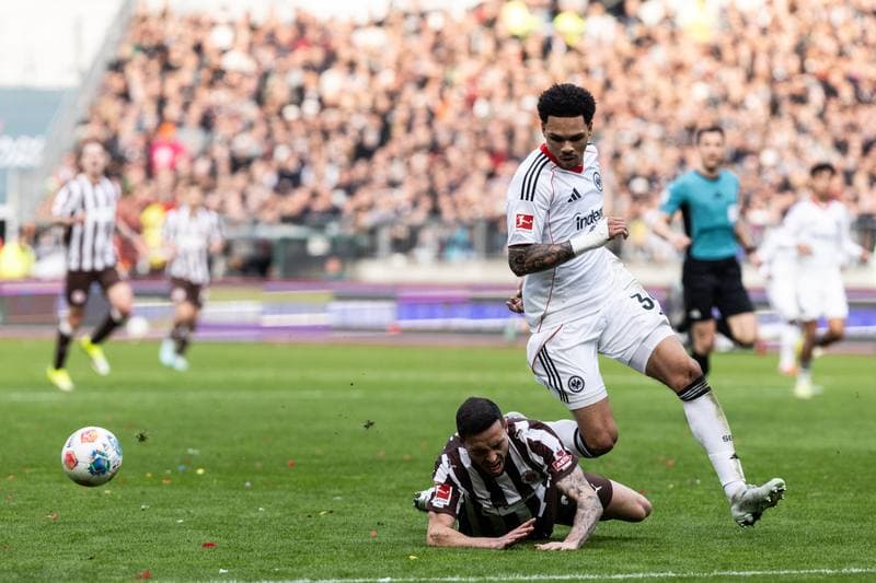 Football. Bundesliga. FC St. Pauli - Eintracht Frankfurt. 08.03.2026