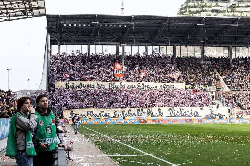 Football. Bundesliga. FC St. Pauli - Eintracht Frankfurt. 08.03.2026