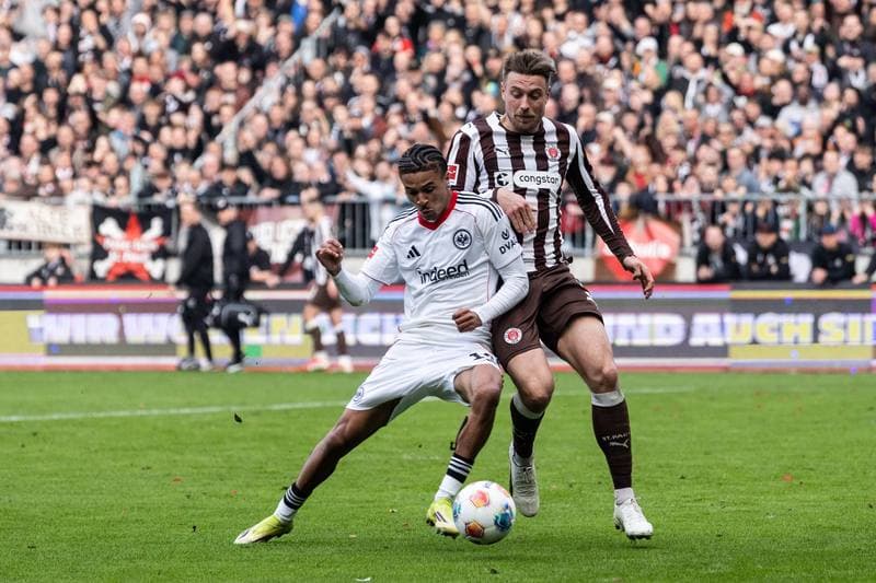 Football. Bundesliga. FC St. Pauli - Eintracht Frankfurt. 08.03.2026