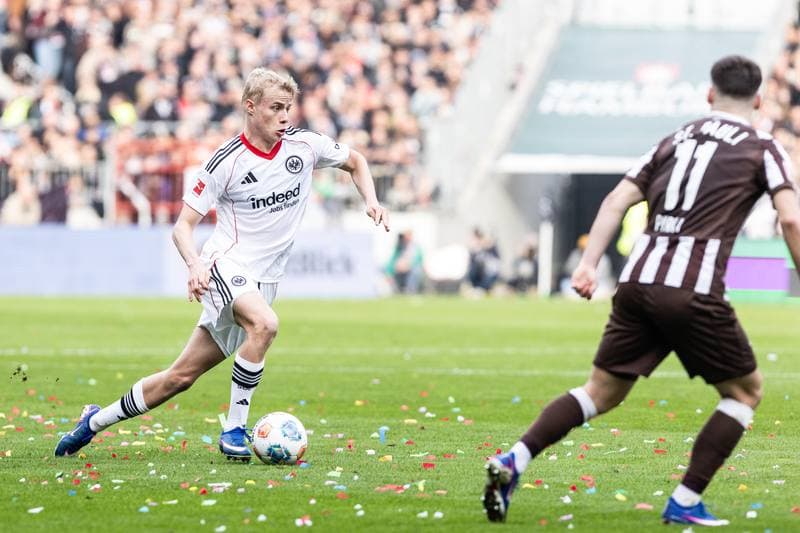 Football. Bundesliga. FC St. Pauli - Eintracht Frankfurt. 08.03.2026