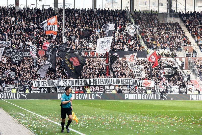 Football. Bundesliga. FC St. Pauli - Eintracht Frankfurt. 08.03.2026
