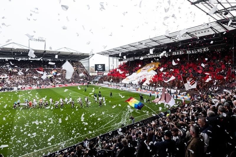 Football. Bundesliga. FC St. Pauli - Eintracht Frankfurt. 08.03.2026