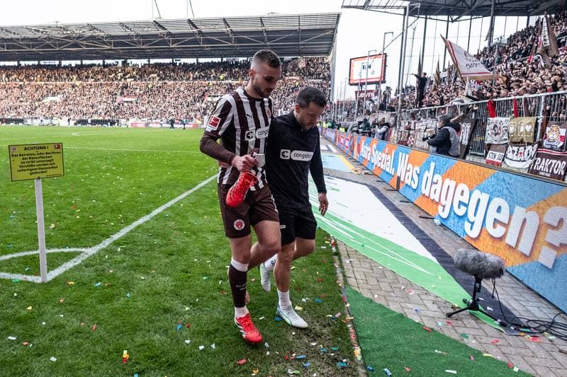 Football. Bundesliga. FC St. Pauli - Eintracht Frankfurt. 08.03.2026