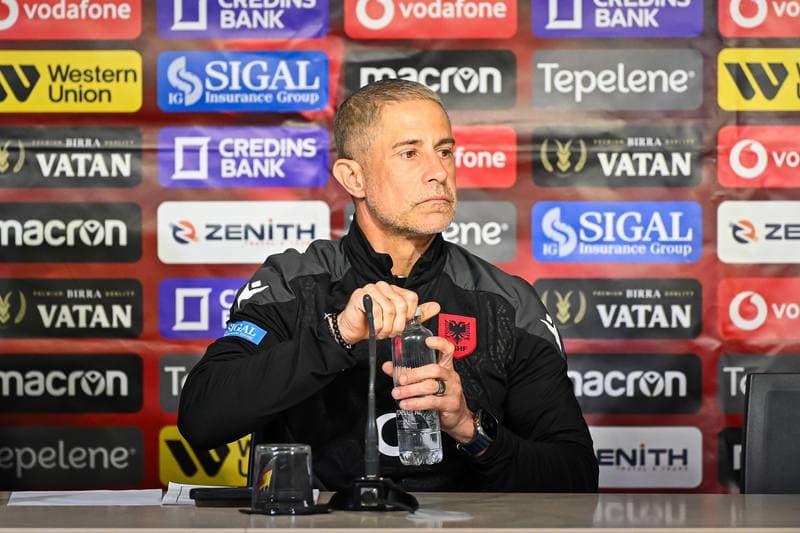Football. Albania. Press Conference. 30.03.2026