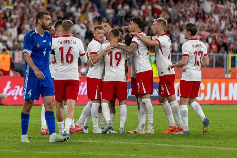 Football. Friendly Match. Poland - Moldova. 06.06.2025