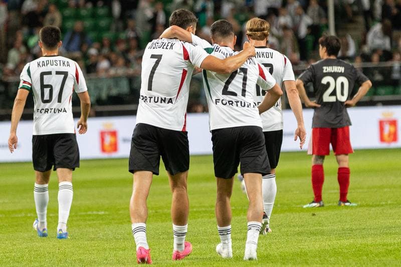 Football. UEFA Europa League. Legia Warsaw - FK Aktobe. 10.07.2025
