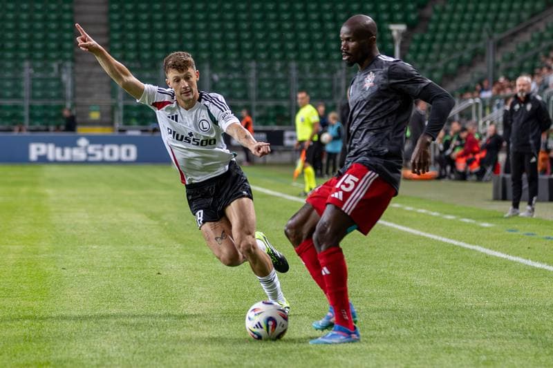 Football. UEFA Europa League. Legia Warsaw - FK Aktobe. 10.07.2025