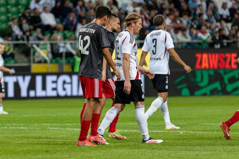 Football. UEFA Europa League. Legia Warsaw - FK Aktobe. 10.07.2025
