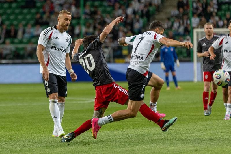 Football. UEFA Europa League. Legia Warsaw - FK Aktobe. 10.07.2025