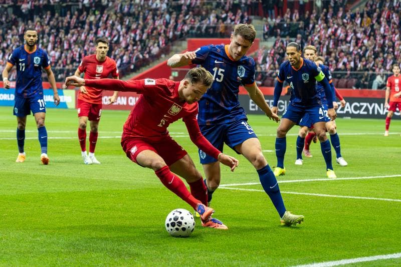 Football. FIFA World Cup Qualifiers. Poland - Netherlands. 14.11.2025