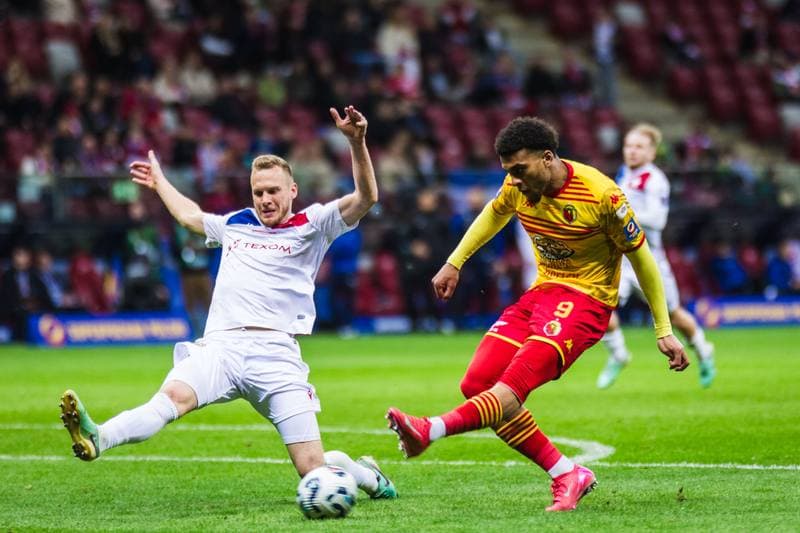 Football. Polish Supercup. Jagiellonia Bialystok - Wisla Krakow. 02.04.2025
