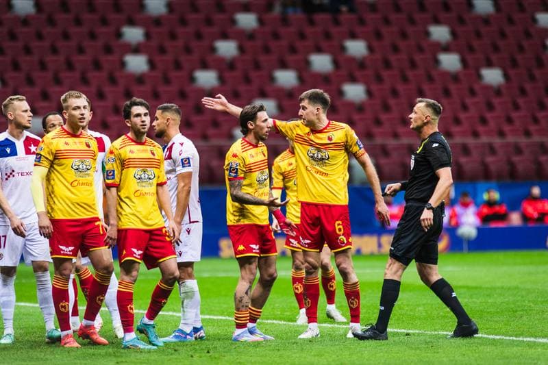 Football. Polish Supercup. Jagiellonia Bialystok - Wisla Krakow. 02.04.2025