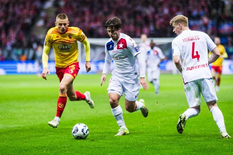 Football. Polish Supercup. Jagiellonia Bialystok - Wisla Krakow. 02.04.2025