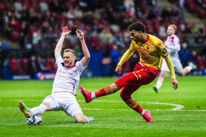 Football. Polish Supercup. Jagiellonia Bialystok - Wisla Krakow. 02.04.2025