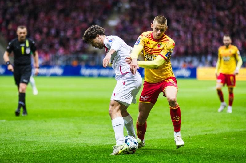 Football. Polish Supercup. Jagiellonia Bialystok - Wisla Krakow. 02.04.2025