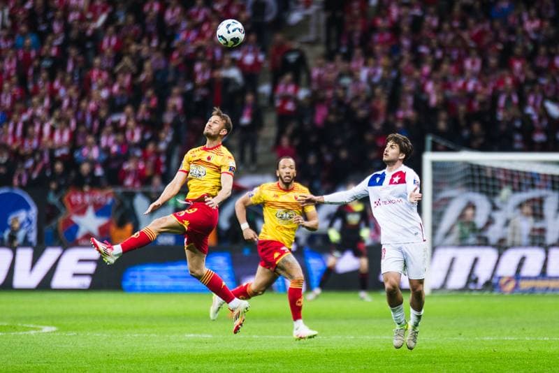 Football. Polish Supercup. Jagiellonia Bialystok - Wisla Krakow. 02.04.2025