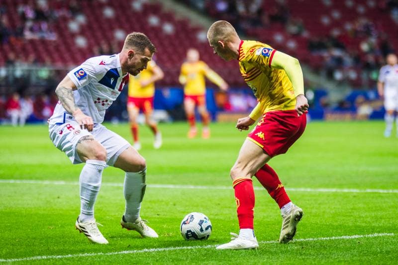 Football. Polish Supercup. Jagiellonia Bialystok - Wisla Krakow. 02.04.2025