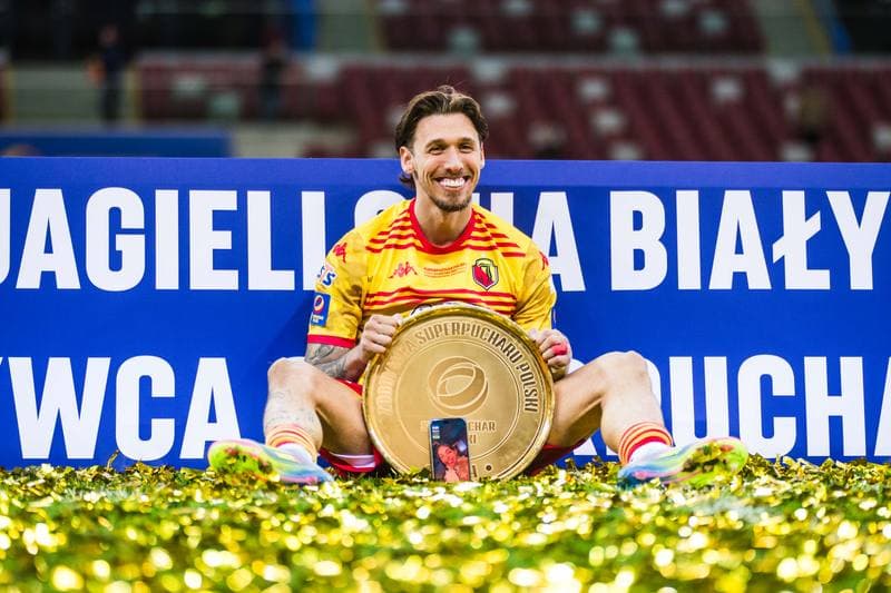 Football. Polish Supercup. Jagiellonia Bialystok - Wisla Krakow. 02.04.2025