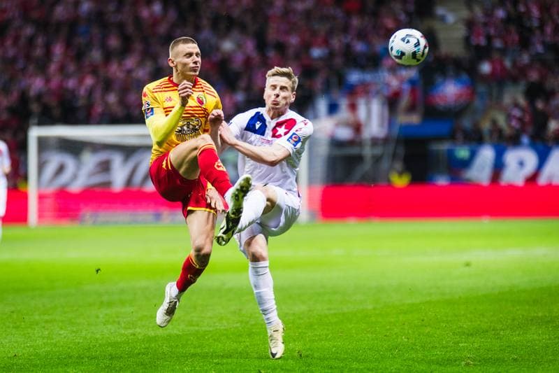 Football. Polish Supercup. Jagiellonia Bialystok - Wisla Krakow. 02.04.2025
