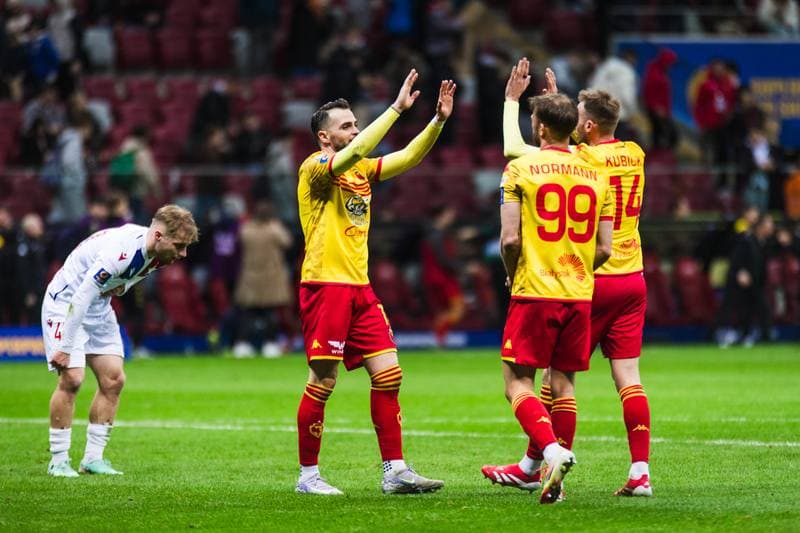 Football. Polish Supercup. Jagiellonia Bialystok - Wisla Krakow. 02.04.2025