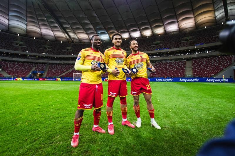 Football. Polish Supercup. Jagiellonia Bialystok - Wisla Krakow. 02.04.2025