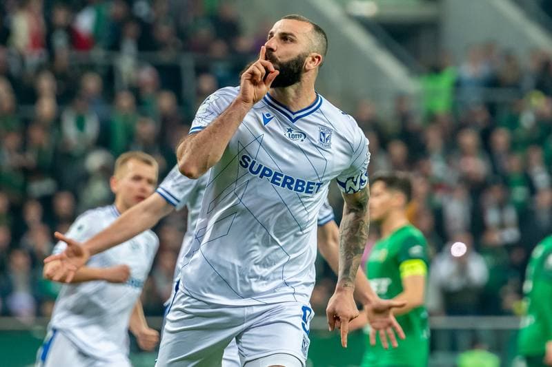 Football. PKO BP Ekstraklasa. Slask Wroclaw - Lech Poznan. 29.03.2025