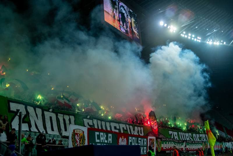 Football. PKO BP Ekstraklasa. Slask Wroclaw - Lech Poznan. 29.03.2025