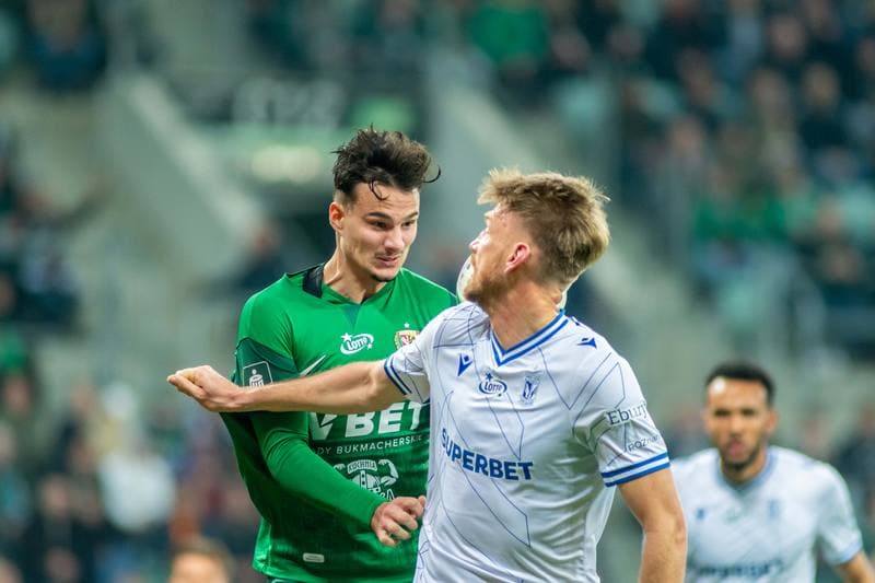 Football. PKO BP Ekstraklasa. Slask Wroclaw - Lech Poznan. 29.03.2025