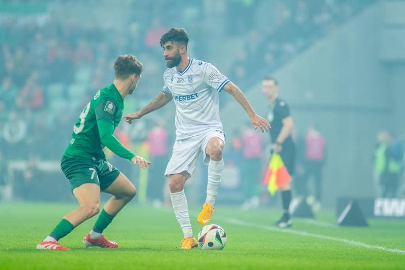 Football. PKO BP Ekstraklasa. Slask Wroclaw - Lech Poznan. 29.03.2025