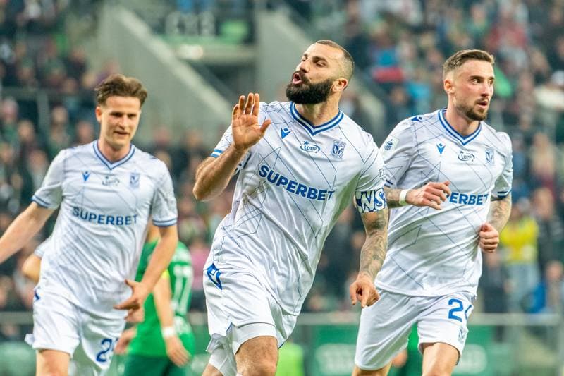 Football. PKO BP Ekstraklasa. Slask Wroclaw - Lech Poznan. 29.03.2025
