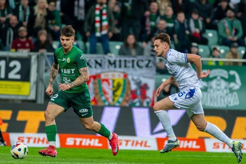 Football. PKO BP Ekstraklasa. Slask Wroclaw - Lech Poznan. 29.03.2025