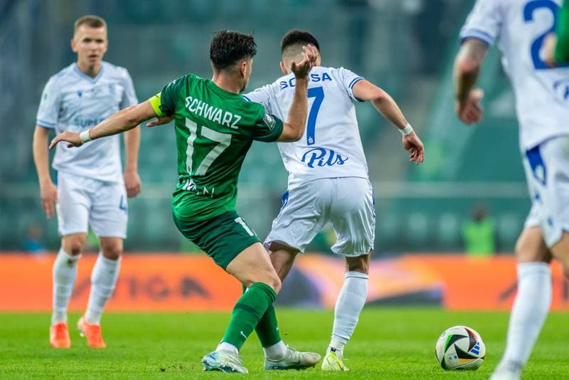 Football. PKO BP Ekstraklasa. Slask Wroclaw - Lech Poznan. 29.03.2025